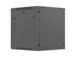 SZAFA INSTALACYJNA RACK WISZĄCA 19" 12U 600X600 CZARNA DRZWI PERFOROWANE LANBERG (FLAT PACK)