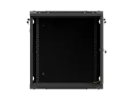 SZAFA INSTALACYJNA RACK WISZĄCA 19" 12U 600X600 CZARNA DRZWI PERFOROWANE LANBERG (FLAT PACK)
