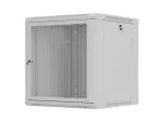 SZAFA INSTALACYJNA RACK WISZĄCA 19" 12U 600X600 SZARA DRZWI PERFOROWANE LANBERG (FLAT PACK)