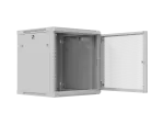 SZAFA INSTALACYJNA RACK WISZĄCA 19" 12U 600X600 SZARA DRZWI PERFOROWANE LANBERG (FLAT PACK)