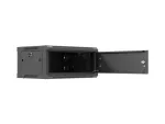SZAFA INSTALACYJNA RACK WISZĄCA 19" 4U 600X450 CZARNA DRZWI METALOWE LANBERG (FLAT PACK)