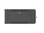 SZAFA INSTALACYJNA RACK WISZĄCA 19" 4U 600X600 CZARNA DRZWI METALOWE LANBERG (FLAT PACK)