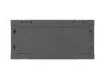SZAFA INSTALACYJNA RACK WISZĄCA 19" 4U 600X600 CZARNA DRZWI PERFOROWANE LANBERG (FLAT PACK)