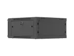 SZAFA INSTALACYJNA RACK WISZĄCA 19" 4U 600X600 CZARNA DRZWI PERFOROWANE LANBERG (FLAT PACK)