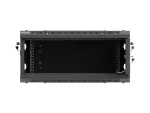 SZAFA INSTALACYJNA RACK WISZĄCA 19" 4U 600X600 CZARNA DRZWI PERFOROWANE LANBERG (FLAT PACK)