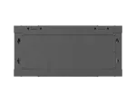 SZAFA INSTALACYJNA RACK WISZĄCA 19" 4U 600X600 CZARNA DRZWI PERFOROWANE LANBERG (FLAT PACK)