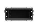 SZAFA INSTALACYJNA RACK WISZĄCA 19" 4U 600X600 CZARNA DRZWI PERFOROWANE LANBERG (FLAT PACK)