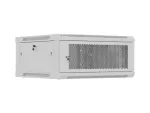 SZAFA INSTALACYJNA RACK WISZĄCA 19" 4U 600X600 SZARA DRZWI PERFOROWANE LANBERG (FLAT PACK)