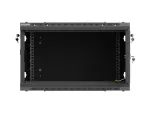SZAFA INSTALACYJNA RACK WISZĄCA 19" 6U 600X600 CZARNA DRZWI PERFOROWANE LANBERG (FLAT PACK)