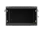 SZAFA INSTALACYJNA RACK WISZĄCA 19" 6U 600X600 CZARNA DRZWI PERFOROWANE LANBERG (FLAT PACK)
