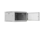SZAFA INSTALACYJNA RACK WISZĄCA 19" 6U 600X600 SZARA DRZWI PERFOROWANE LANBERG (FLAT PACK)