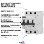 WYŁĄCZNIK NADPRĄDOWY 6KA 3P C 13A SCHELINGER