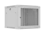 SZAFA INSTALACYJNA RACK WISZĄCA 19" 9U 600X600 SZARA DRZWI PERFOROWANE LANBERG (FLAT PACK)