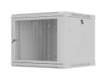 SZAFA INSTALACYJNA RACK WISZĄCA 19" 9U 600X600 SZARA DRZWI PERFOROWANE LANBERG (FLAT PACK)