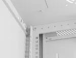 SZAFA INSTALACYJNA RACK WISZĄCA 19" 9U 600X600 SZARA DRZWI PERFOROWANE LANBERG (FLAT PACK)