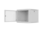 SZAFA INSTALACYJNA RACK WISZĄCA 19" 9U 600X600 SZARA DRZWI PERFOROWANE LANBERG (FLAT PACK)