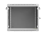 SZAFA INSTALACYJNA RACK WISZĄCA 19" 9U 600X600 SZARA DRZWI PERFOROWANE LANBERG (FLAT PACK)