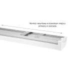 LIMEA PRISMATICA  1200mm 40W/30W/20W 3CCT 230V 100st IP44 IK10 1200x115x60mm 5 lat gw.