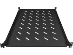 Półka stała 19" 1U głęb. 750mm, czarna, 4 punkty mocowania ALANTEC
