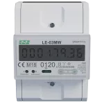 Dwutaryfowy licznik energii elektrycznej, 3-fazowy, 2-kierunkowy z Modbus RTU, do pomairu bezpośredniego