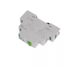 Przekaźnik bistabilny BIS-411BM z przyciskiem do sterowania ręcznego i z pamięcią, montaż na szynie DIN, 230V