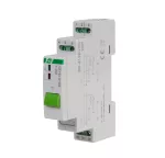 Przekaźnik bistabilny BIS-411B-LED z przyciskiem do sterowania ręcznego, na szynę DIN, z przekaźnikiem inrush 160A/20ms
