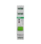 Przekaźnik bistabilny BIS-411B-LED z przyciskiem do sterowania ręcznego, na szynę DIN, z przekaźnikiem inrush 160A/20ms
