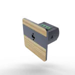 Laserowy czujnik odległości DRL-12, czujnik ruchu, sosna-antracyt