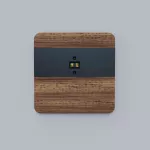 Laserowy czujnik odległości DRL-12, czujnik ruchu, afromozja-antracyt