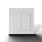 Bateryjny, 4-kanałowy nadajnik zdalnego sterowania, BIAŁY