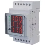 Cyfrowy wskaźnik wartości natężenia prądu, trójfazowy DMA-3-CT, pomiar półpośredni. Z programowalną przekładnią