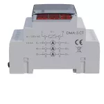 Cyfrowy wskaźnik wartości natężenia prądu TrueRMS, trójfazowy DMA-3RMS-CT, pomiar półpośredni. Z programowalną przekładnią