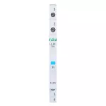 Lampka kontrolna zasilania 110V z zabezpieczeniem 1/3S 1xLED NIEBIESKA