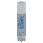 Jednofazowy licznik energii, pomiar energii czynnej i biernej, dwa wyjścia impulsowe,100A, MID