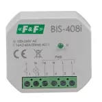 Przekaźnik bistabilny, podtynkowy, do podświetlanych przycisków z przekaźnikiem inrush 160A/20ms