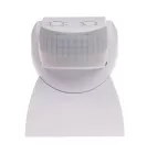 Czujnik ruchu PIR, biały IP65