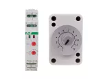 Przekaźnik czasowy z zewnnetrznym potencjometrem nastawy czasu, styk: 1NO/NC, U=230 i 24V