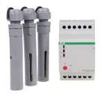 Przekaźnik kontroli poziomu cieczy dwu stanowy z regulacją czułości sond PZ-829 RC, montaz na szynie DIN,styk: 2x1NO/NC 230V PZ-829RC