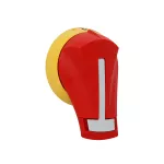 H4X-05R Hndl,1,3R,4,4X,12 RedPstl