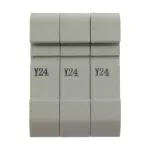 CHCC3DU Podstawa wkł. cyl. 10x38, 3p, 32A, 690 Vac std. UL