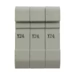 CHCC3DU Podstawa wkł. cyl. 10x38, 3p, 32A, 690 Vac std. UL