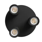 MADARA ALTRO ROUND 3xGU10 230V IP20 220X134MM CZARNY