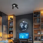 MADARA ALTRO ROUND 3xGU10 230V IP20 220X134MM CZARNY