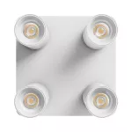 MADARA ALTRO SQUARE 4xGU10 230V IP20 220X220X134MM BIAŁY