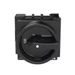 P1-25/EA/SVB-SW/N/HI11 Rozłącznik główny, 3 bieg. + N + 1 NO + 1 NC, 25 A, funkcja awaryjnego zatrzymania , blok. na kłódkę w pozycji Wył., montaż natablicowy, pokrętło czerwono-żółte z blokadą na kłódkę