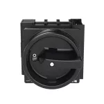 P1-25/EA/SVB-SW/N/HI11 Rozłącznik główny, 3 bieg. + N + 1 NO + 1 NC, 25 A, funkcja awaryjnego zatrzymania , blok. na kłódkę w pozycji Wył., montaż natablicowy, pokrętło czerwono-żółte z blokadą na kłódkę