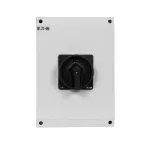 P3-100/I5/SVB-SW/HI11 Rozłącznik główny., 3 bieg.+1NO+1NC, 100 A, w obudowie IP65, pokrętło czarne z blokadą na kłódkę