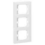 Ramka potrójna pionowa Onyx, RA-3OP, biały