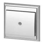 Łącznik jednobiegunowy p/t z podświeleniem Luna, 10A, 250V, WP-1L/S, srebrny