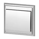 Łącznik krzyżowy p/t Luna, 10A, 250V, WP-8L, srebrny